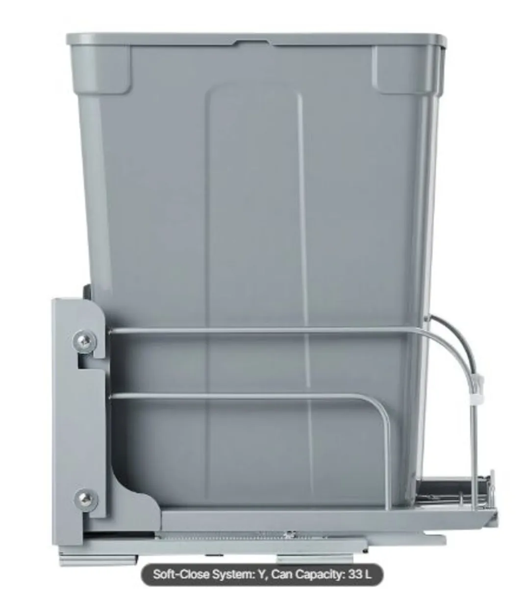Pullout Trash Can for Kitchen Cabinets, Garbage - Image 3