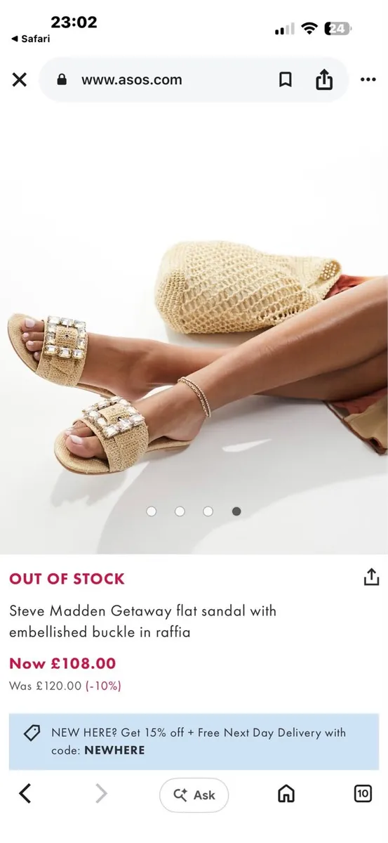 Women’s Sandles 35 pairs - Image 3