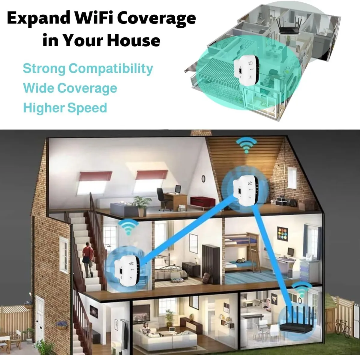 Wireless- N WiFi Repeater      BOXED and UNUSED - Image 2