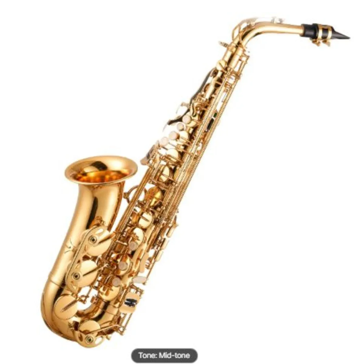Alto Saxophone, E Flat, Brass Saxophone Beginner - Image 4