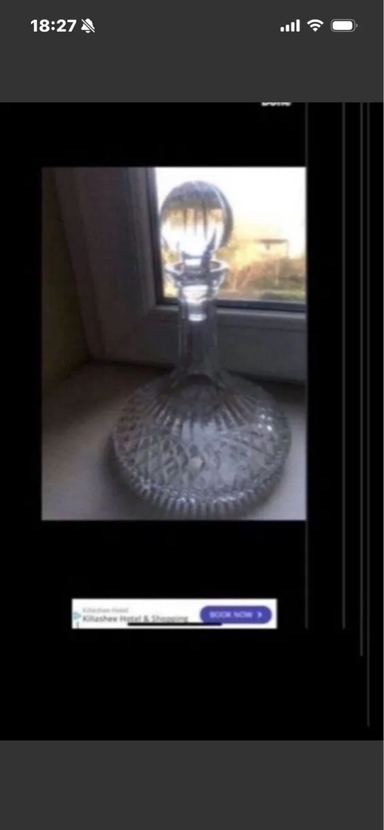 Waterford Crystal ‘Tramore’ Ships Decanter - Image 1
