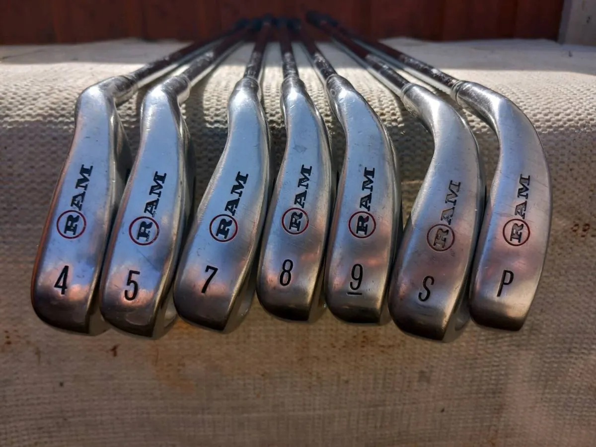 Ram golf irons.  Right handed clubs - Image 1