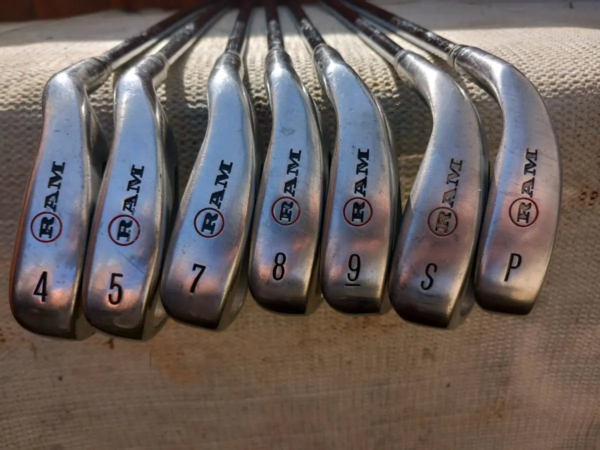 Ram golf irons.  Right handed clubs - Image 4