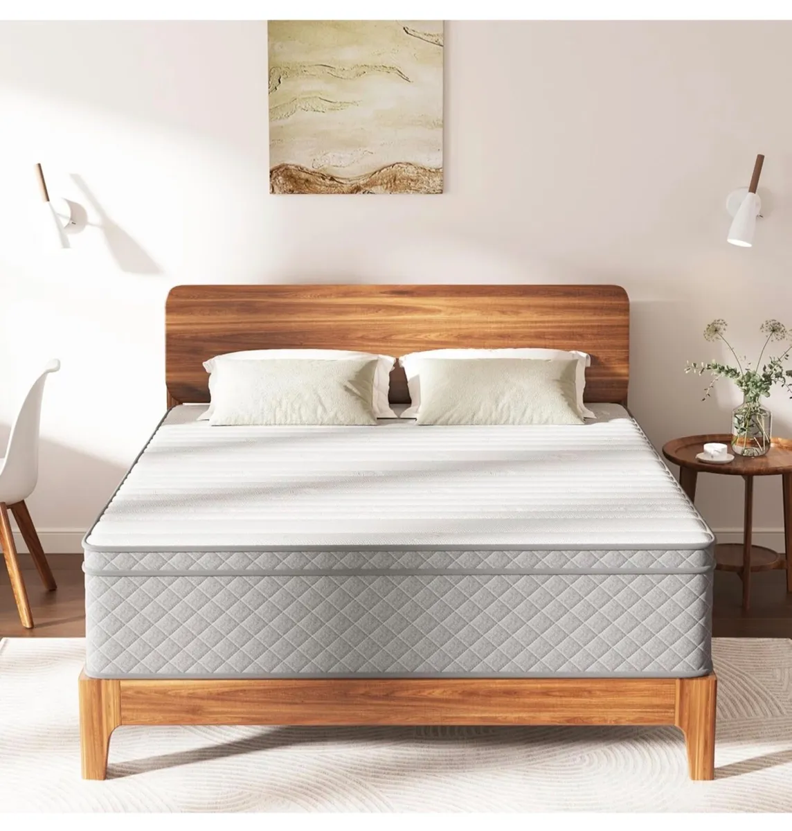 12 Inch King Size Mattress Medium Firm, OEKO-TEX C - Image 2