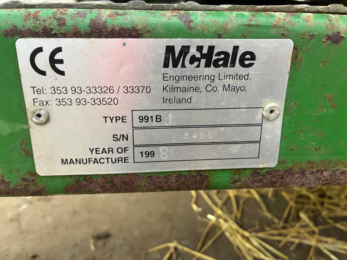 Mc hale 991 bj Silage Wrapper - Image 4