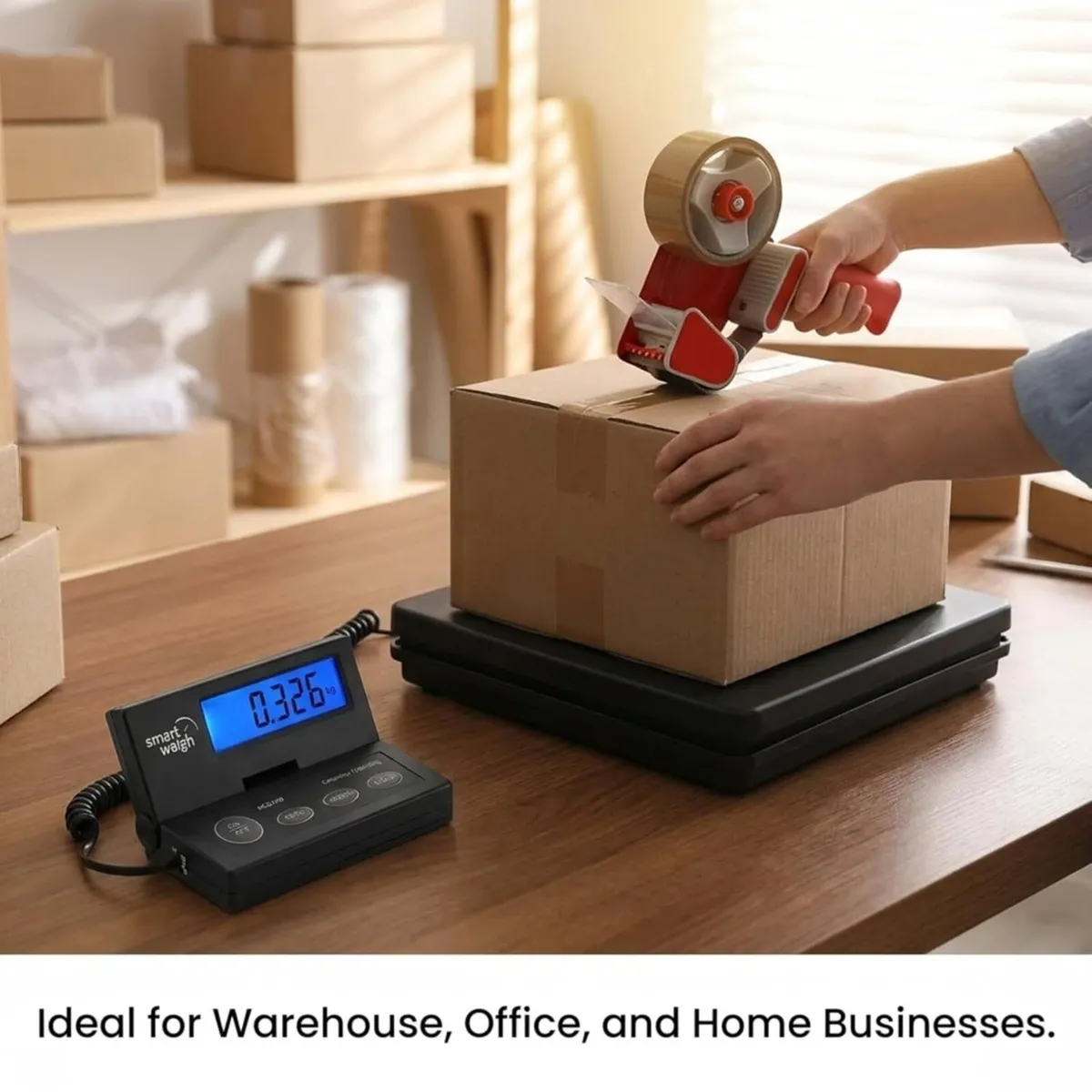 SmartWeigh digital shipping scales - 50Kg - Image 3