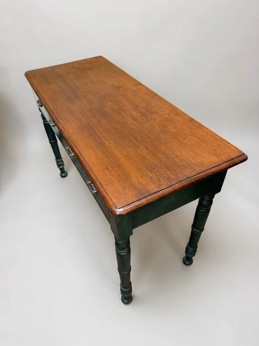 19th Century Painted Mahogany Console Table - Image 2
