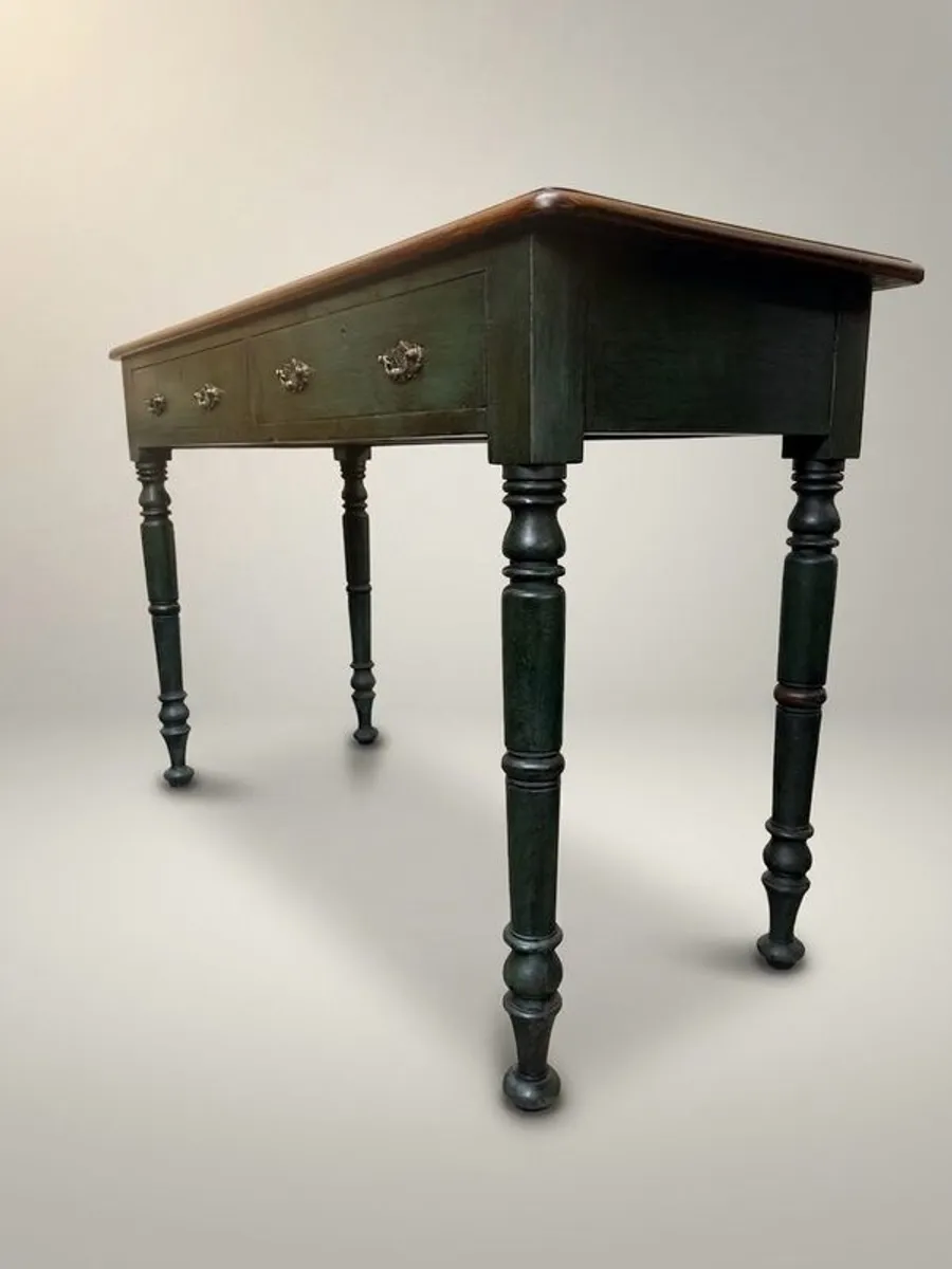 19th Century Painted Mahogany Console Table - Image 3