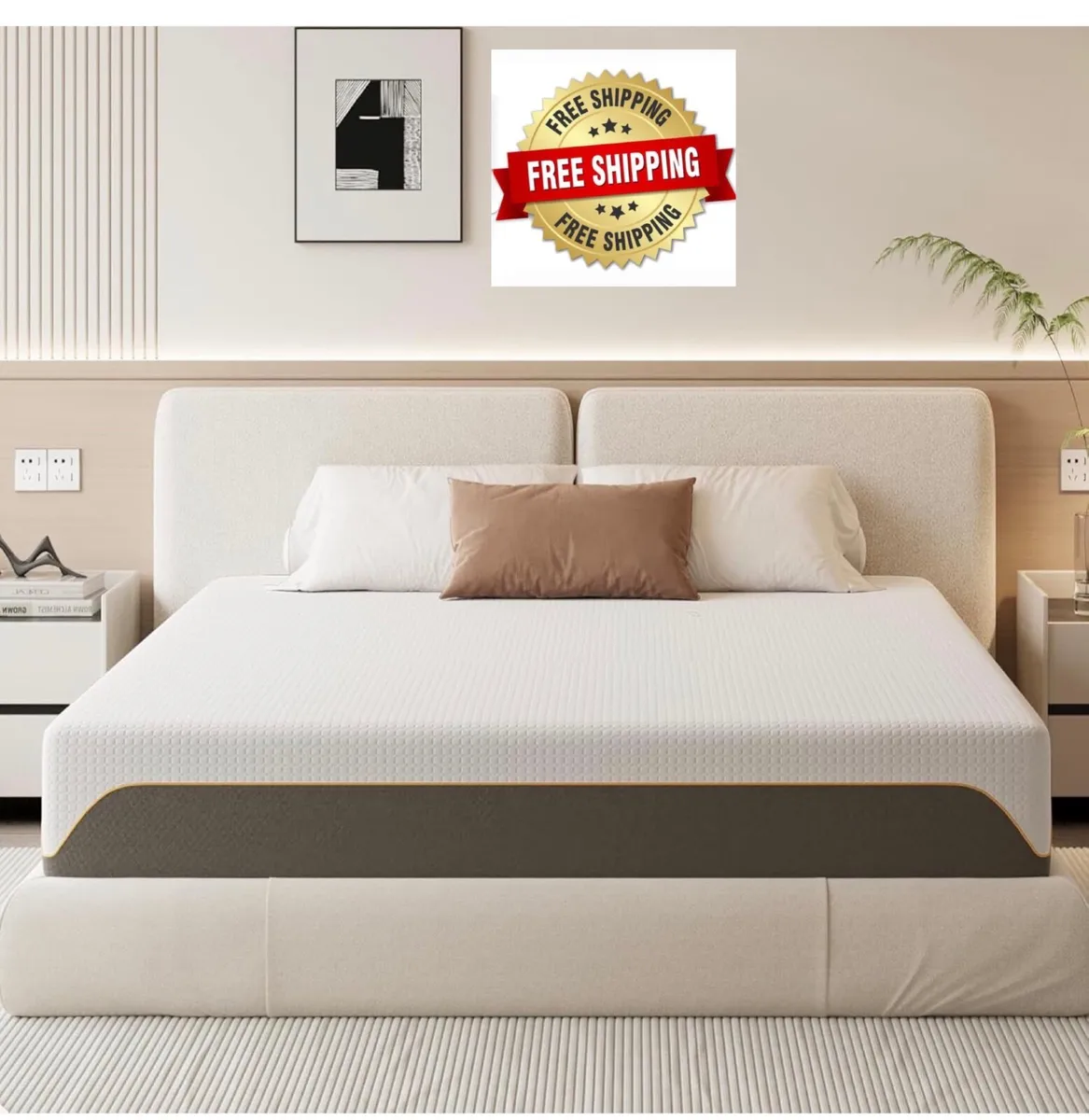 Memory Foam Mattress, 5FT King Mattress, Medium Fi - Image 1