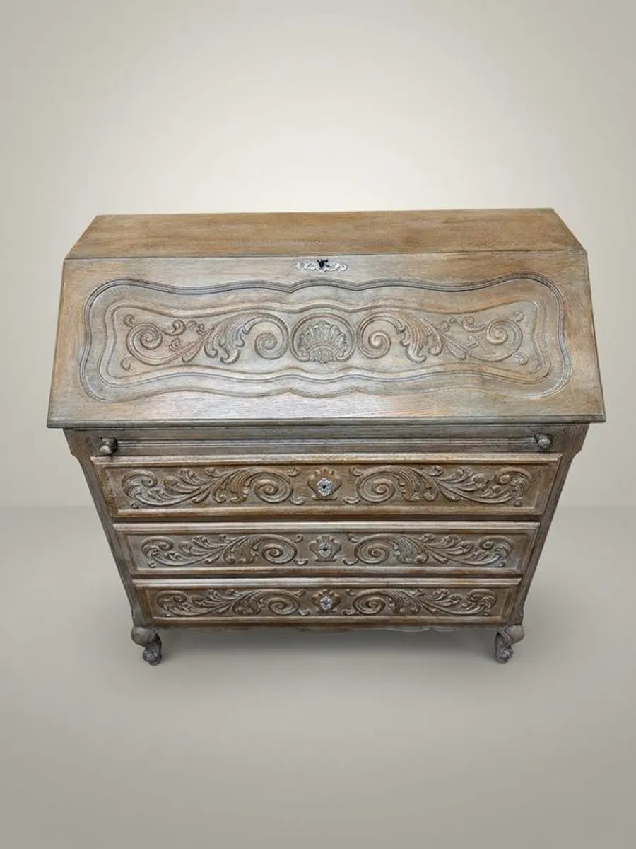 Charming Hand Painted & Distressed Ladies Writing Desk - Image 2