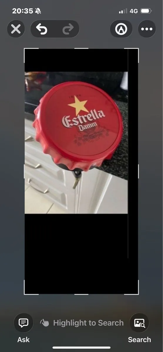Estrella Beer Bar Display/ Bottle Opener - Image 1