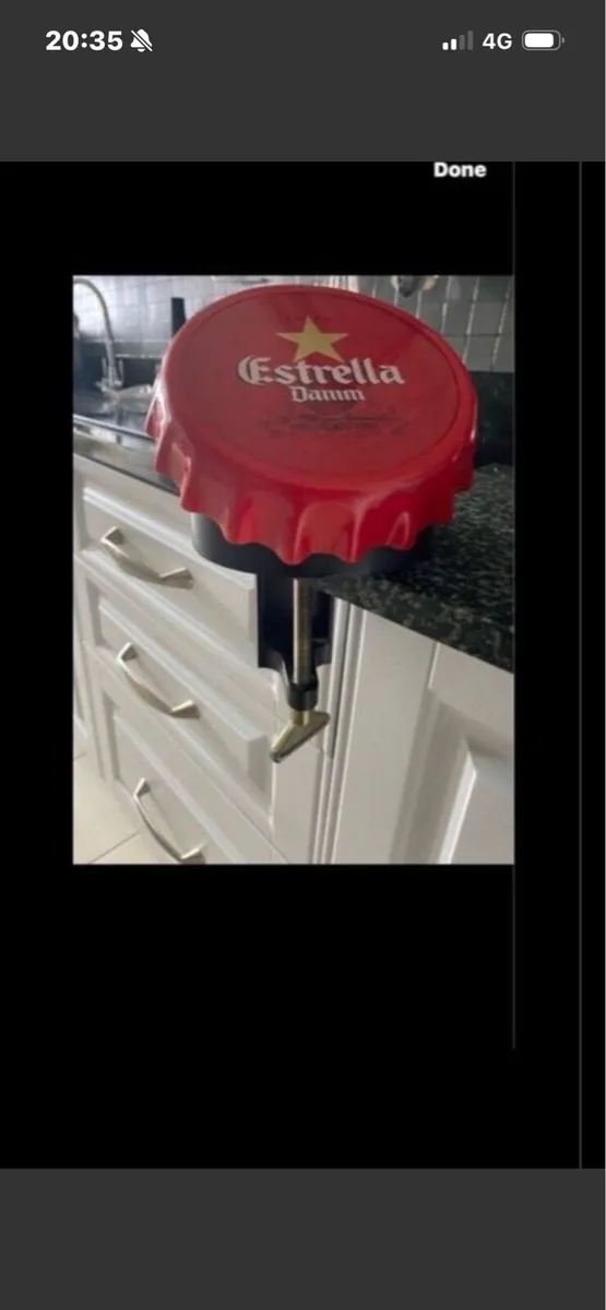 Estrella Beer Bar Display/ Bottle Opener - Image 3
