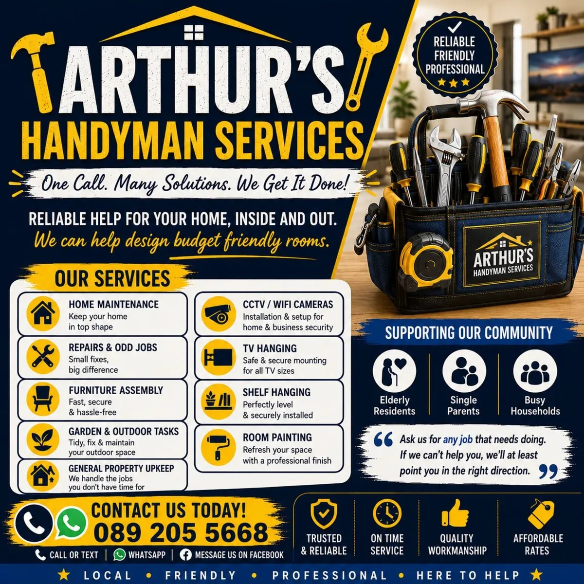 🔨 Arthur's Handyman Services | Cavan - Image 1