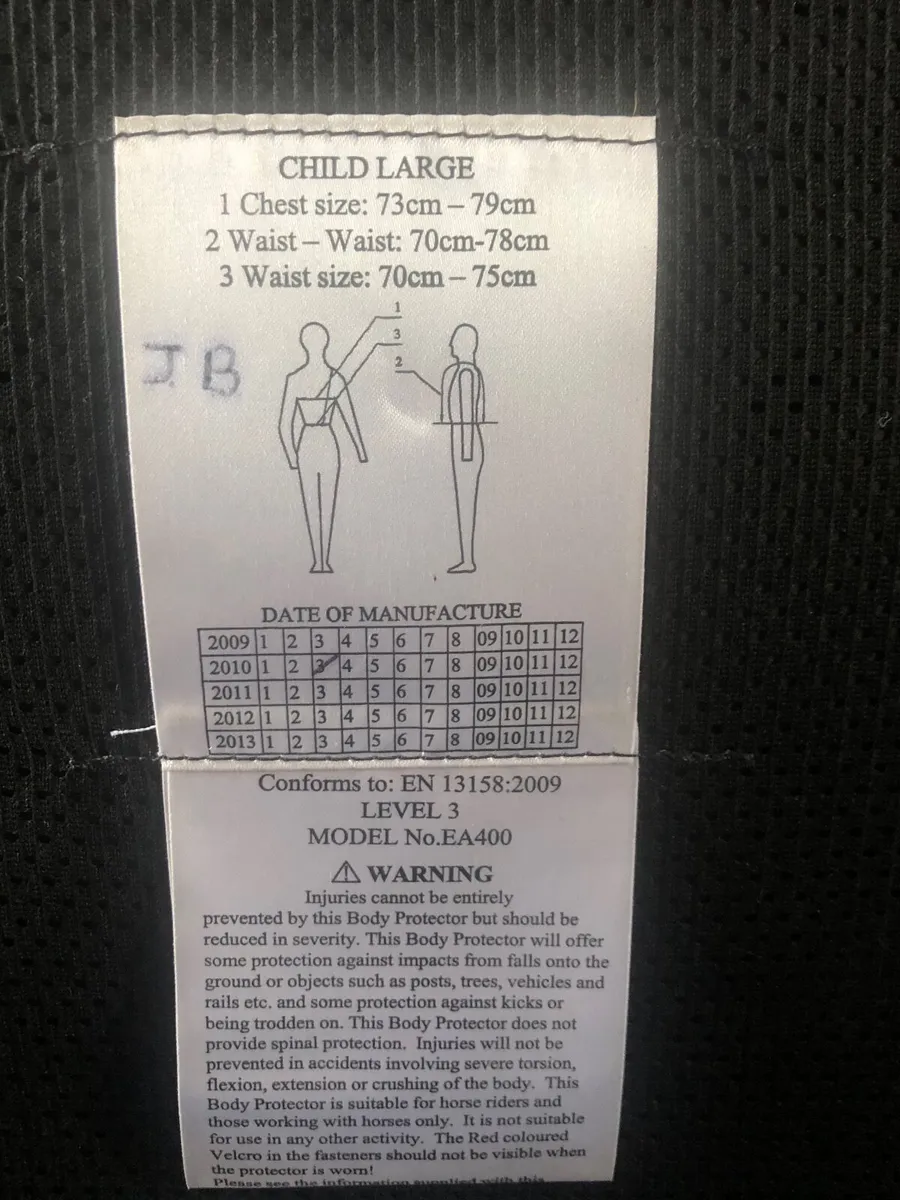 Childs back protector - Image 2