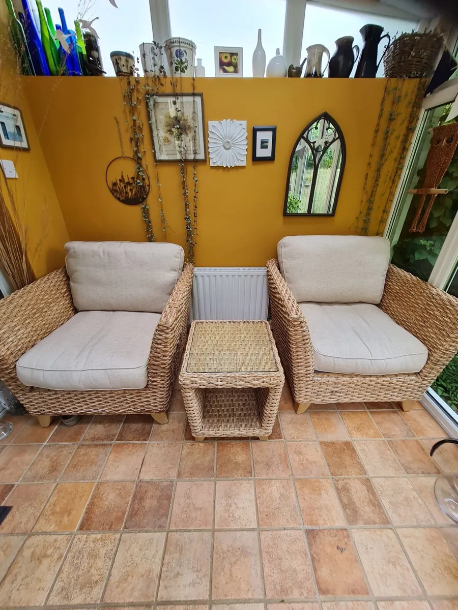 Rattan conservatory set - Image 1