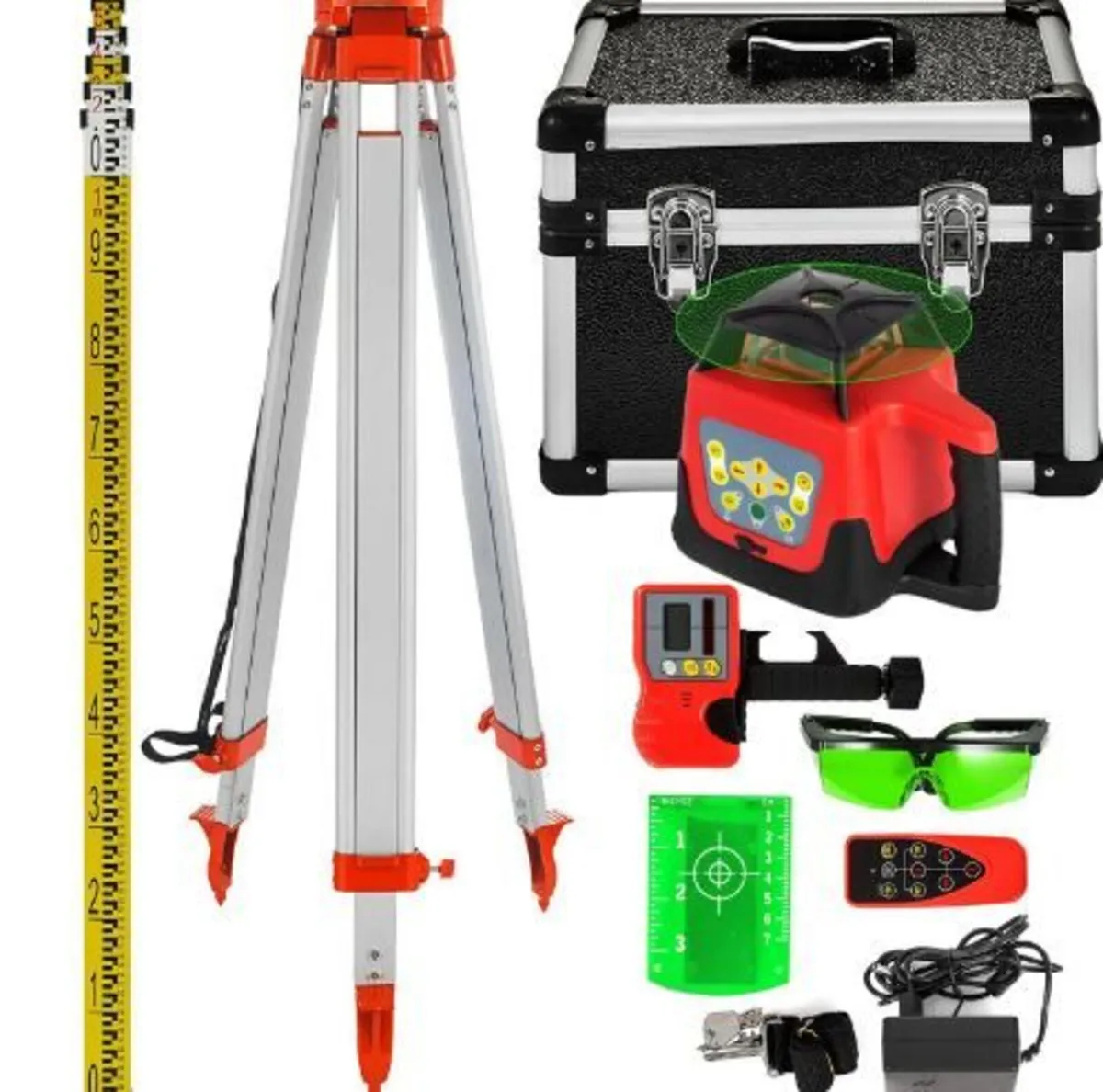 Green Rotary Laser Level Kit with Adjustable - Image 3
