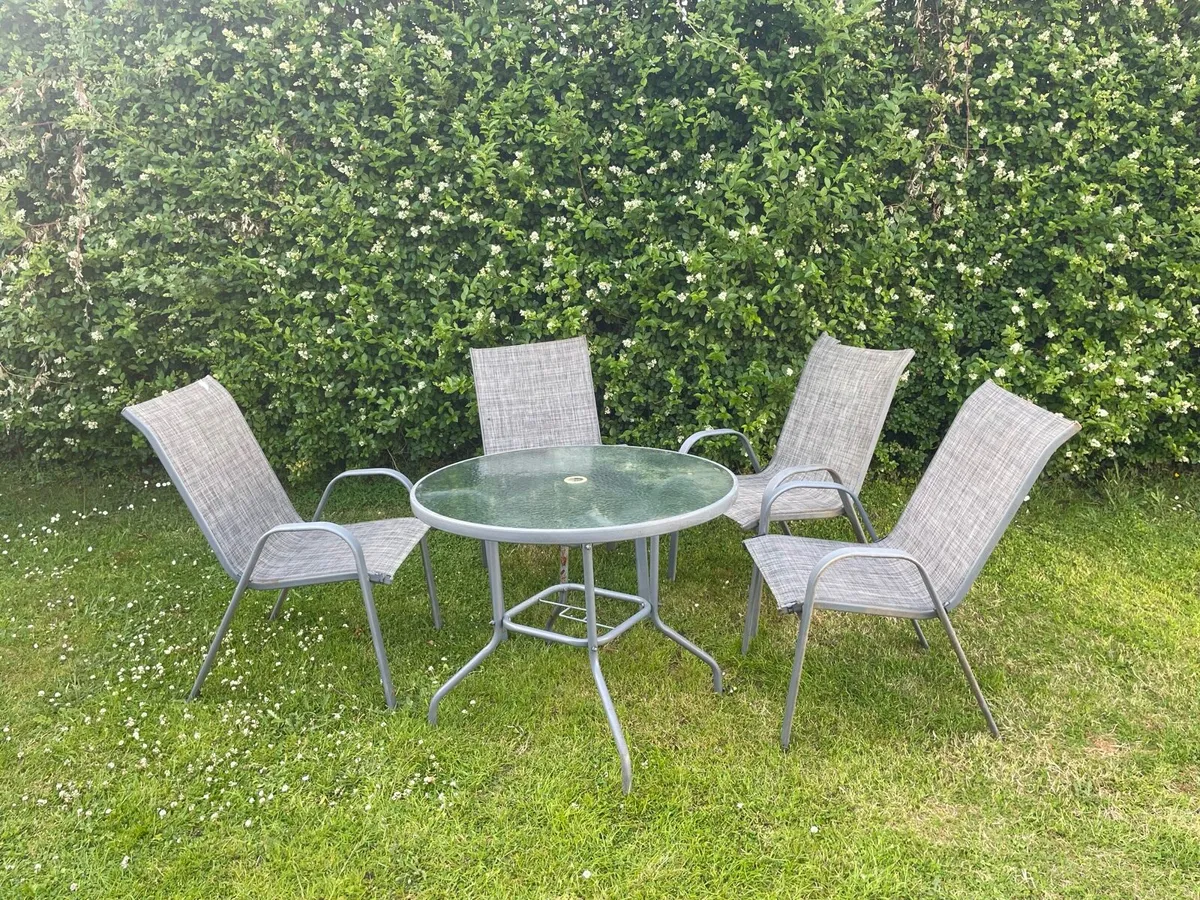 Garden Table and Chairs - Image 1