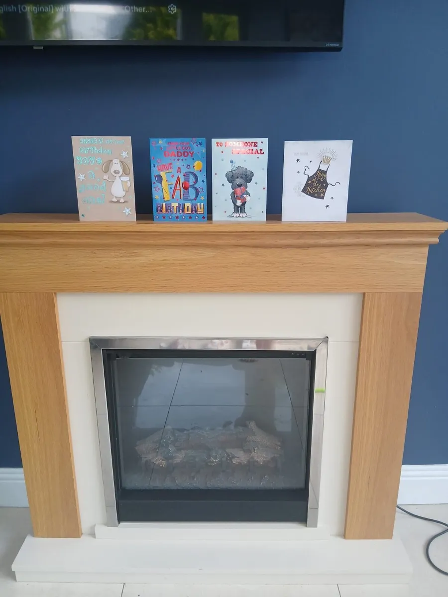 Electric Fire with surround - Image 1