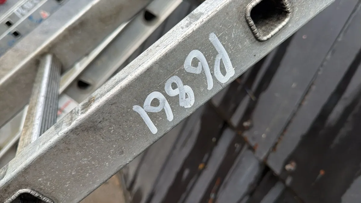 Aluminium Single Section Ladder 13 Rung - Image 2
