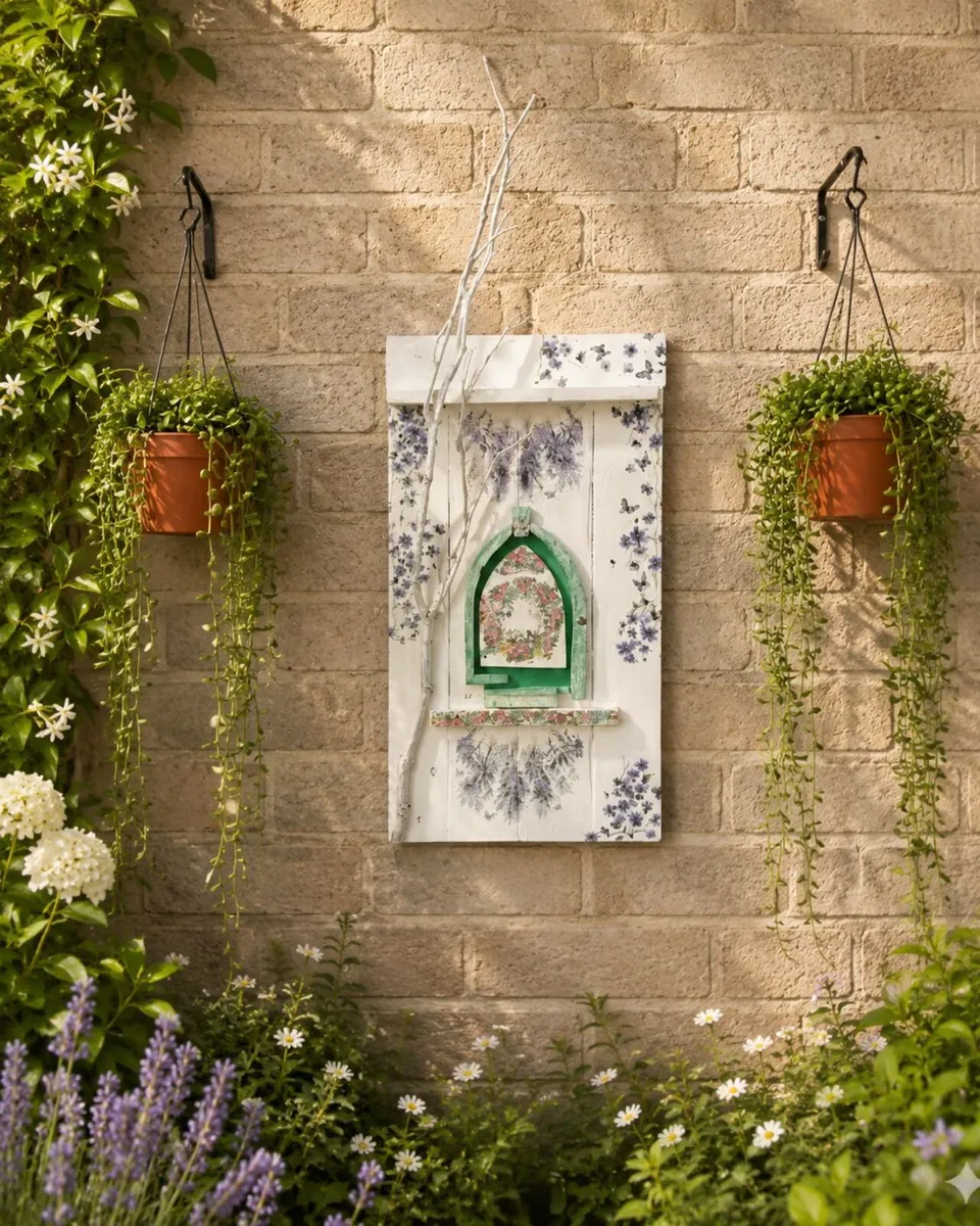 Enchanted fairy door/decorative shelf display - Image 1