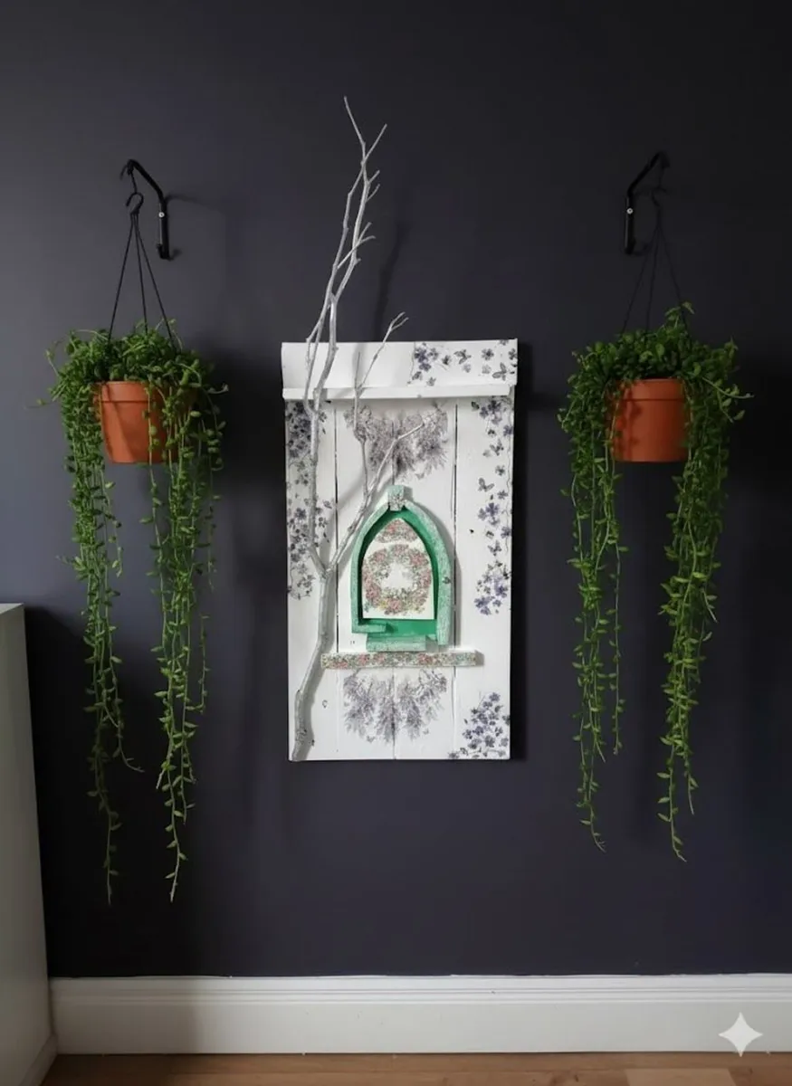 Enchanted fairy door/decorative shelf display - Image 2