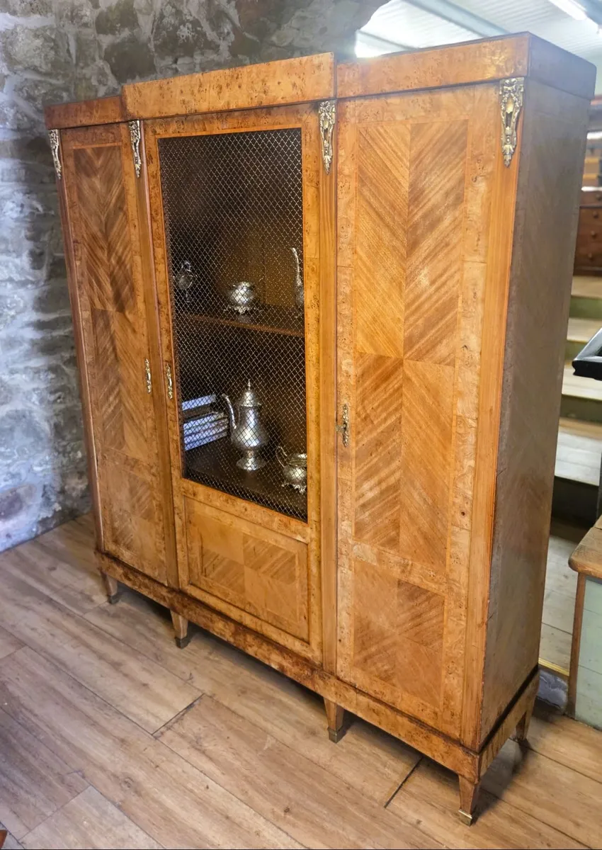 Large Antique French Walnut Cabinet- Circa 1900 - Image 1