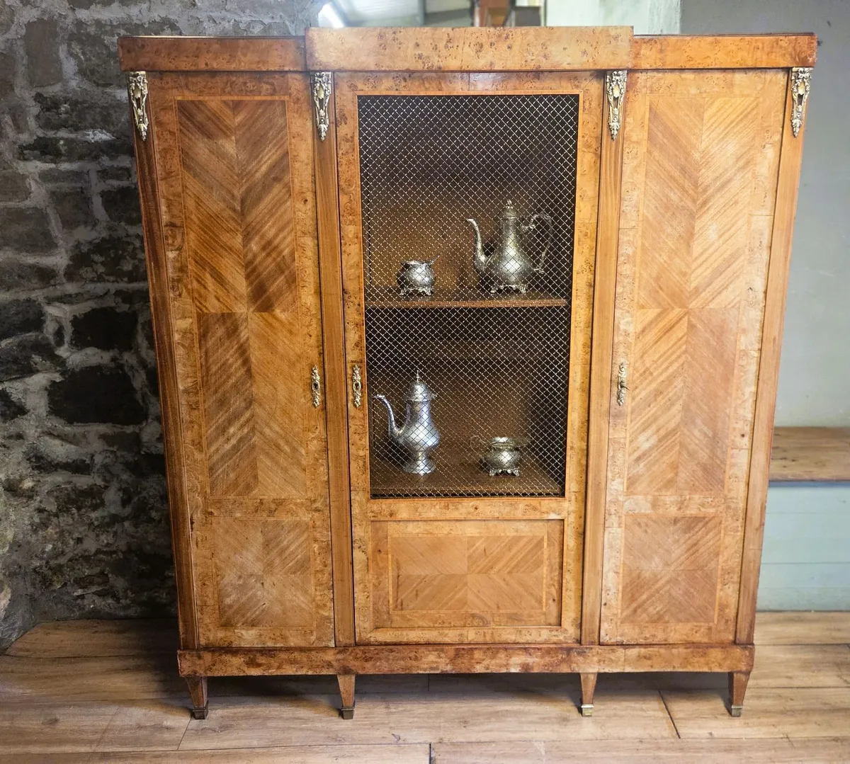 Large Antique French Walnut Cabinet- Circa 1900 - Image 2