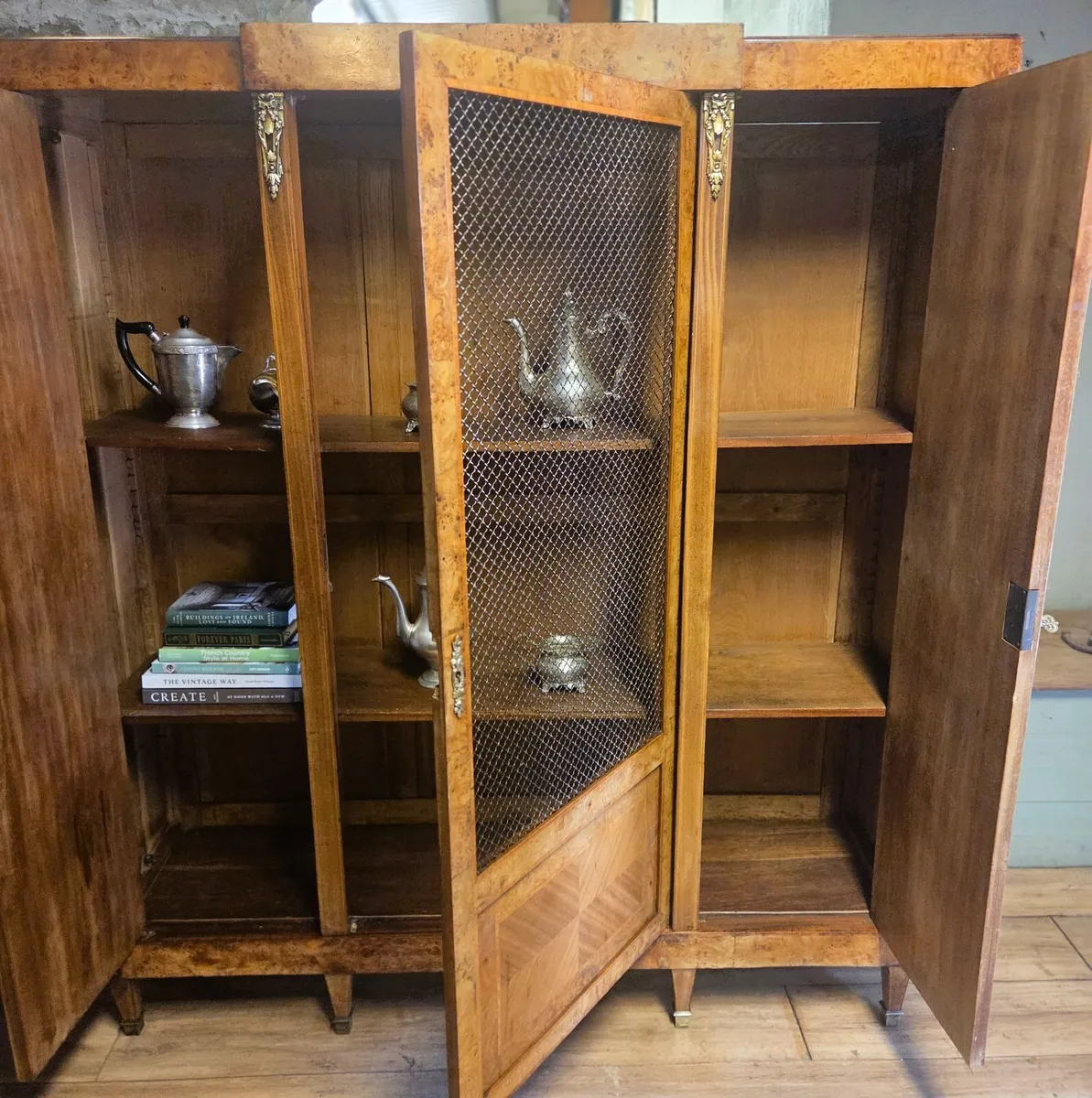 Large Antique French Walnut Cabinet- Circa 1900 - Image 3