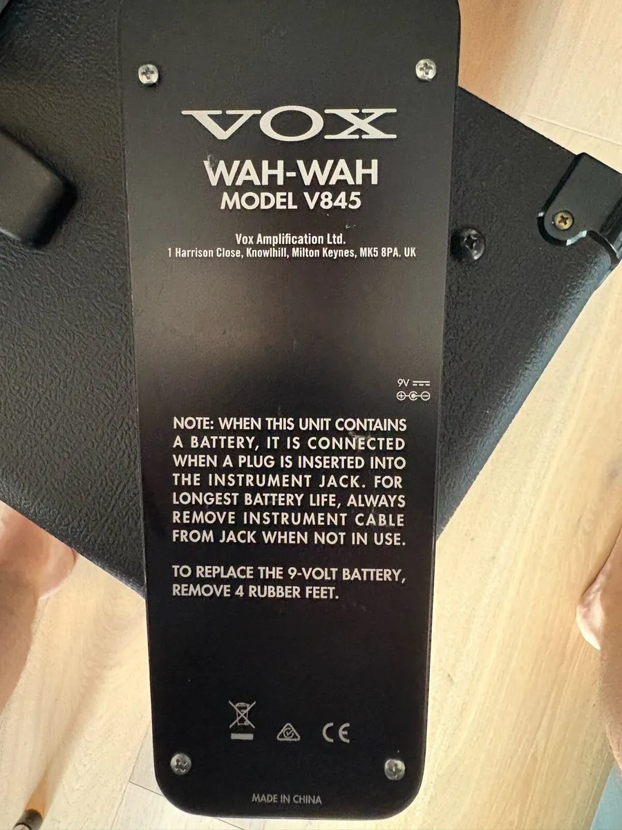 Vox Wah Wah pedal v845 - Image 2
