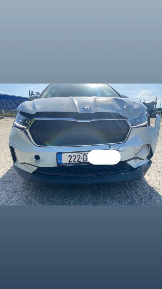 2022 SKODA ENYAQ IV80 DAMAGED SALVAGE - Image 3