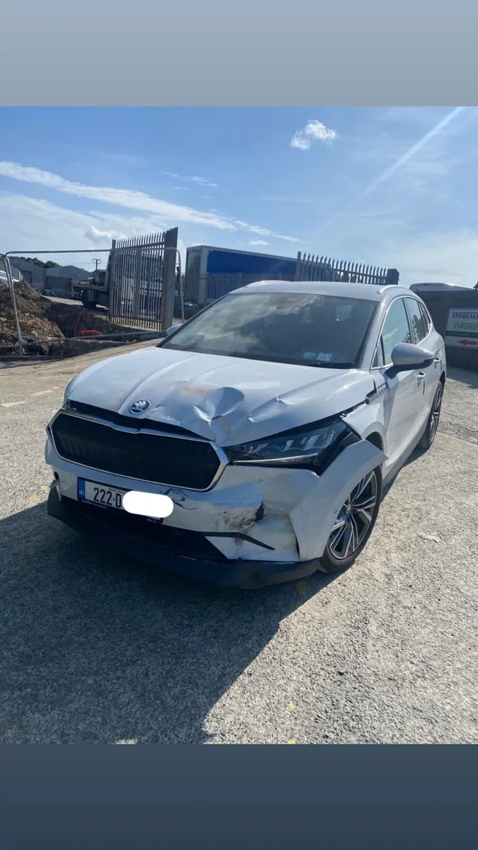 2022 SKODA ENYAQ IV80 DAMAGED SALVAGE - Image 2