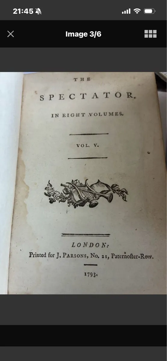 The Spectator 1793-Vols 5,6,7,8 - Image 3