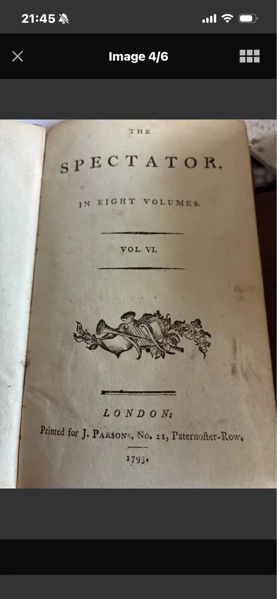 The Spectator 1793-Vols 5,6,7,8 - Image 4