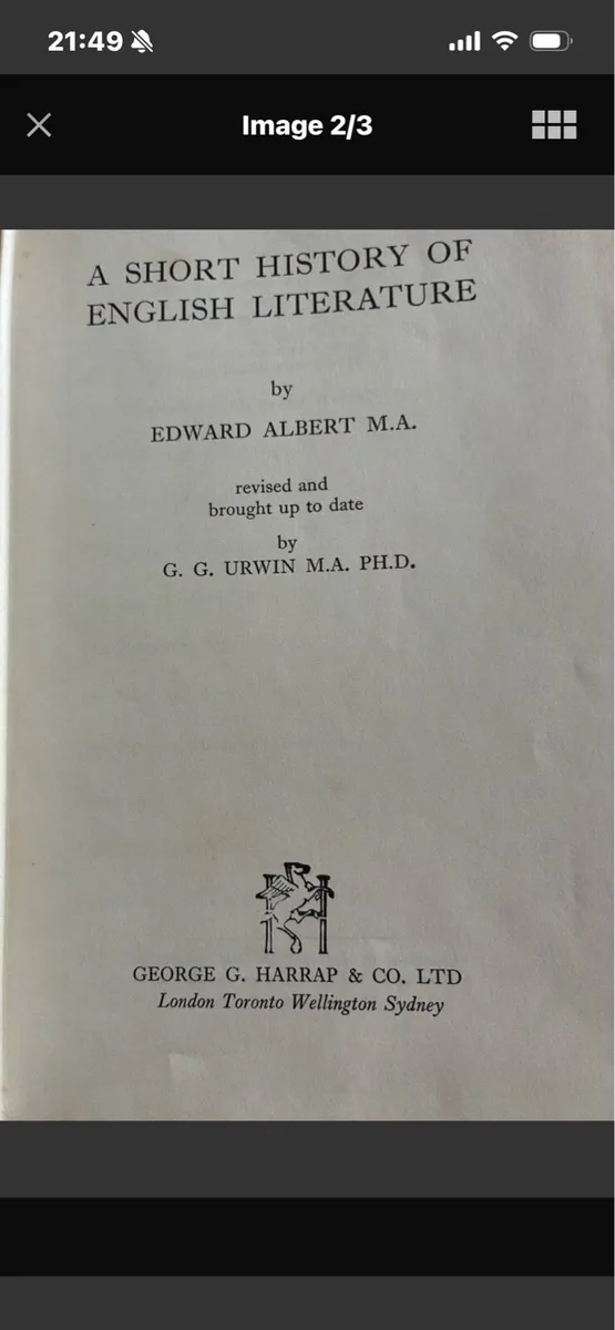 A Short History of English Literature - Image 2