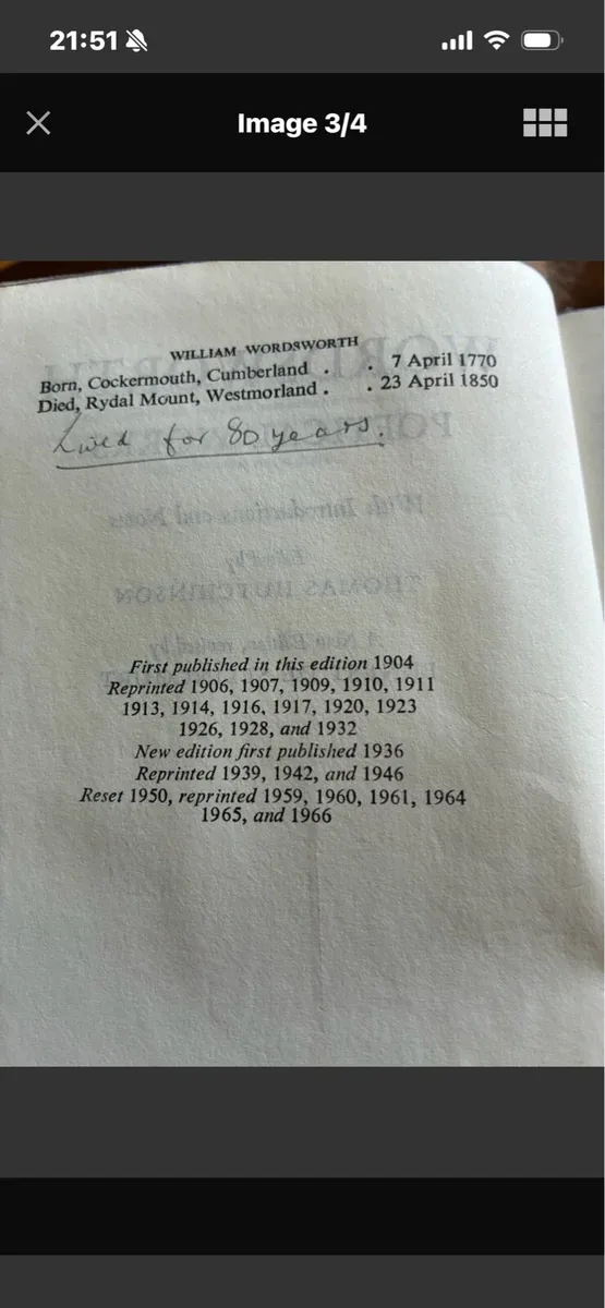 Wordsworth Poetical Works - Image 2