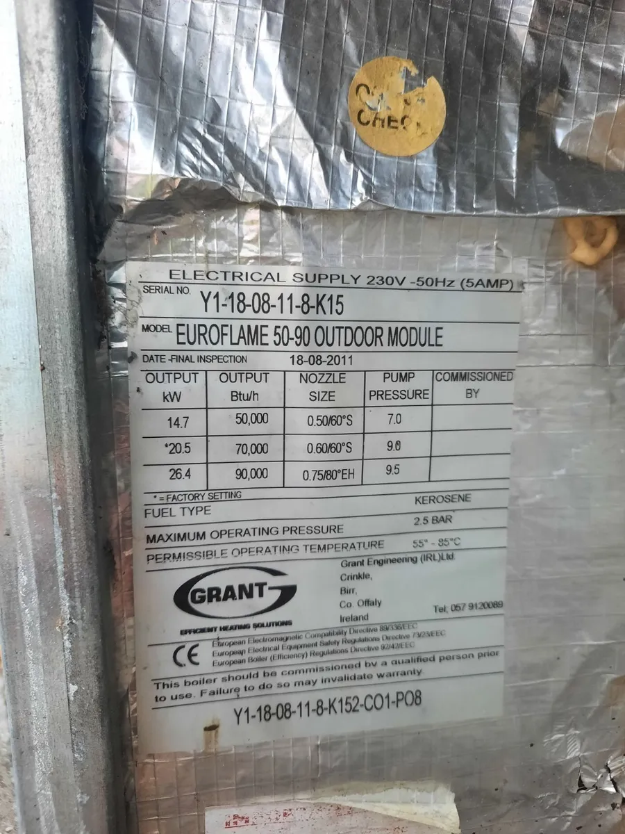 Grant boiler - Image 1
