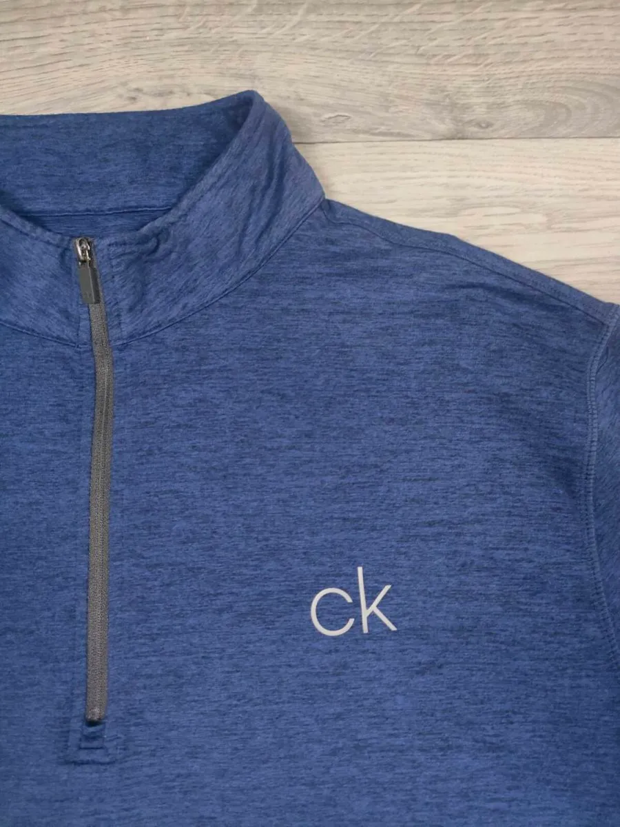 CK Calvin Klein Golf Half Zip Golf Jumper Mens XL - Image 4