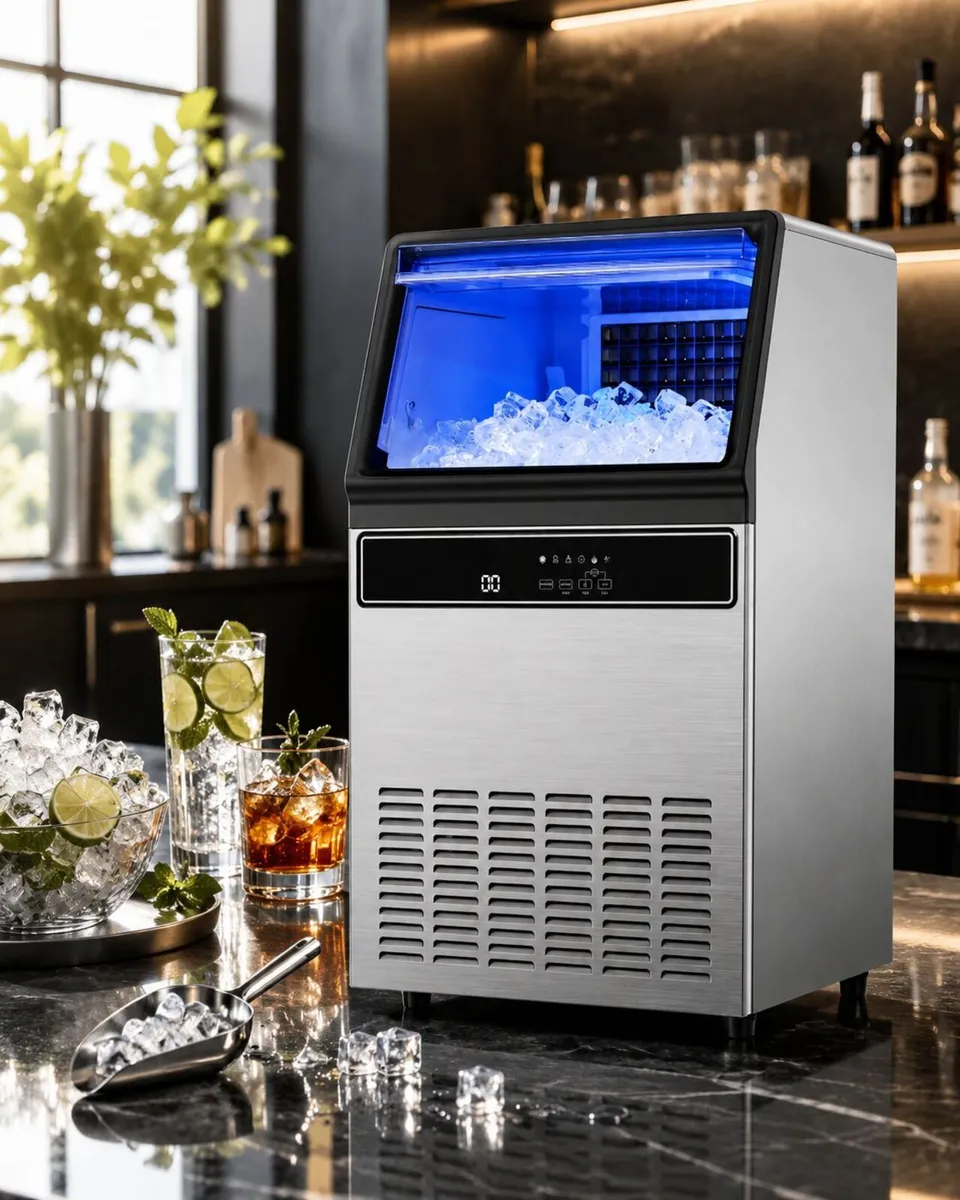 Commercial Ice Maker with Pump 59 kg/Day Stainles - Image 2