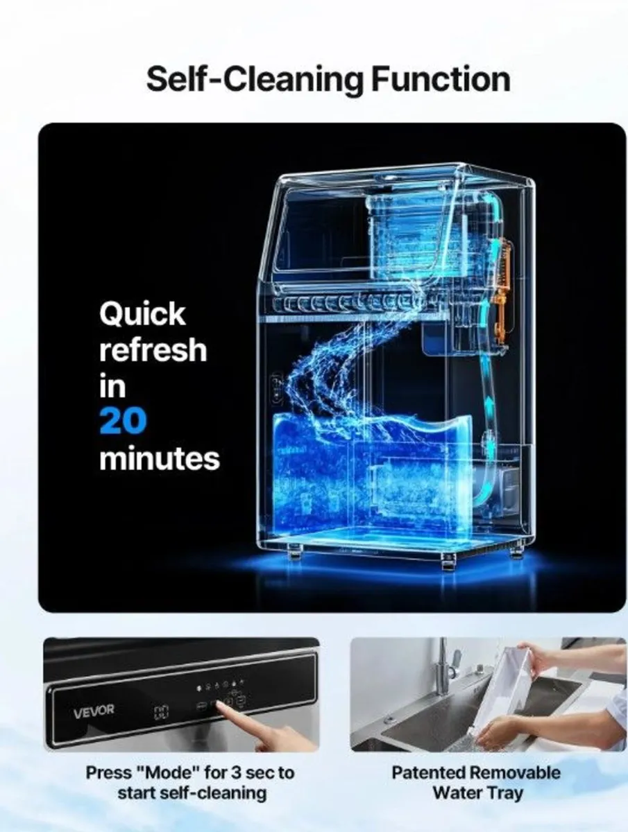 Commercial Ice Maker with Pump 59 kg/Day Stainles - Image 4