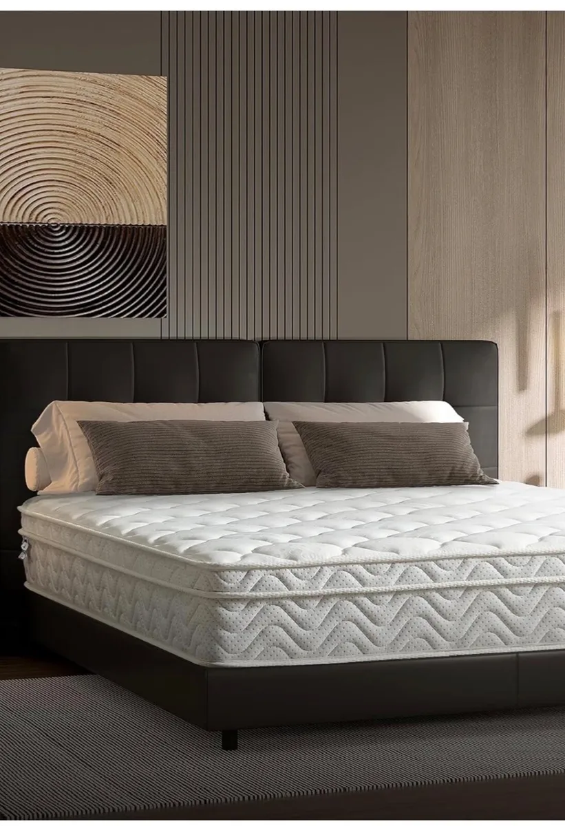 King Size Hybrid Mattress, 10.2 Inch with Breathab - Image 4