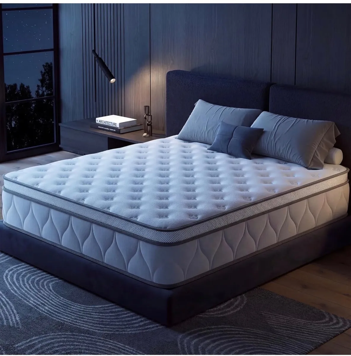 King Size Mattress, 25cm Hybrid Orthopedic Memory - Image 4