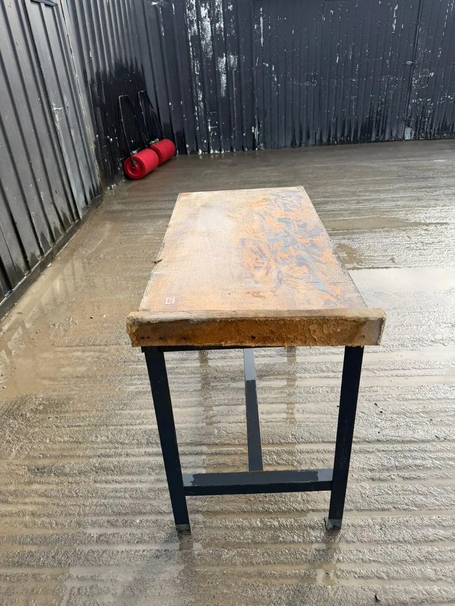 Heavy Duty Steel Workshop Table - Image 4