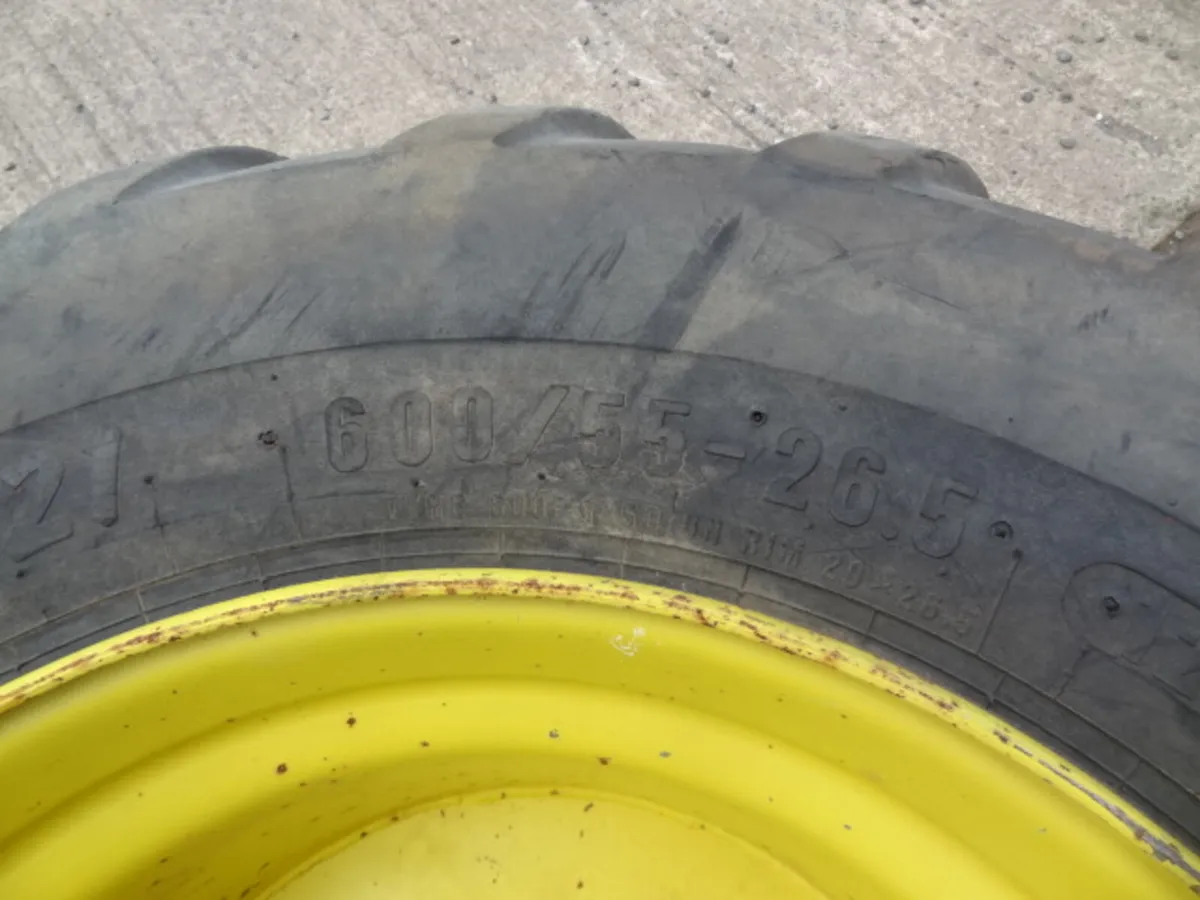 Front 10 Stud Trelleborg 600/55R26 Wheels - Image 4
