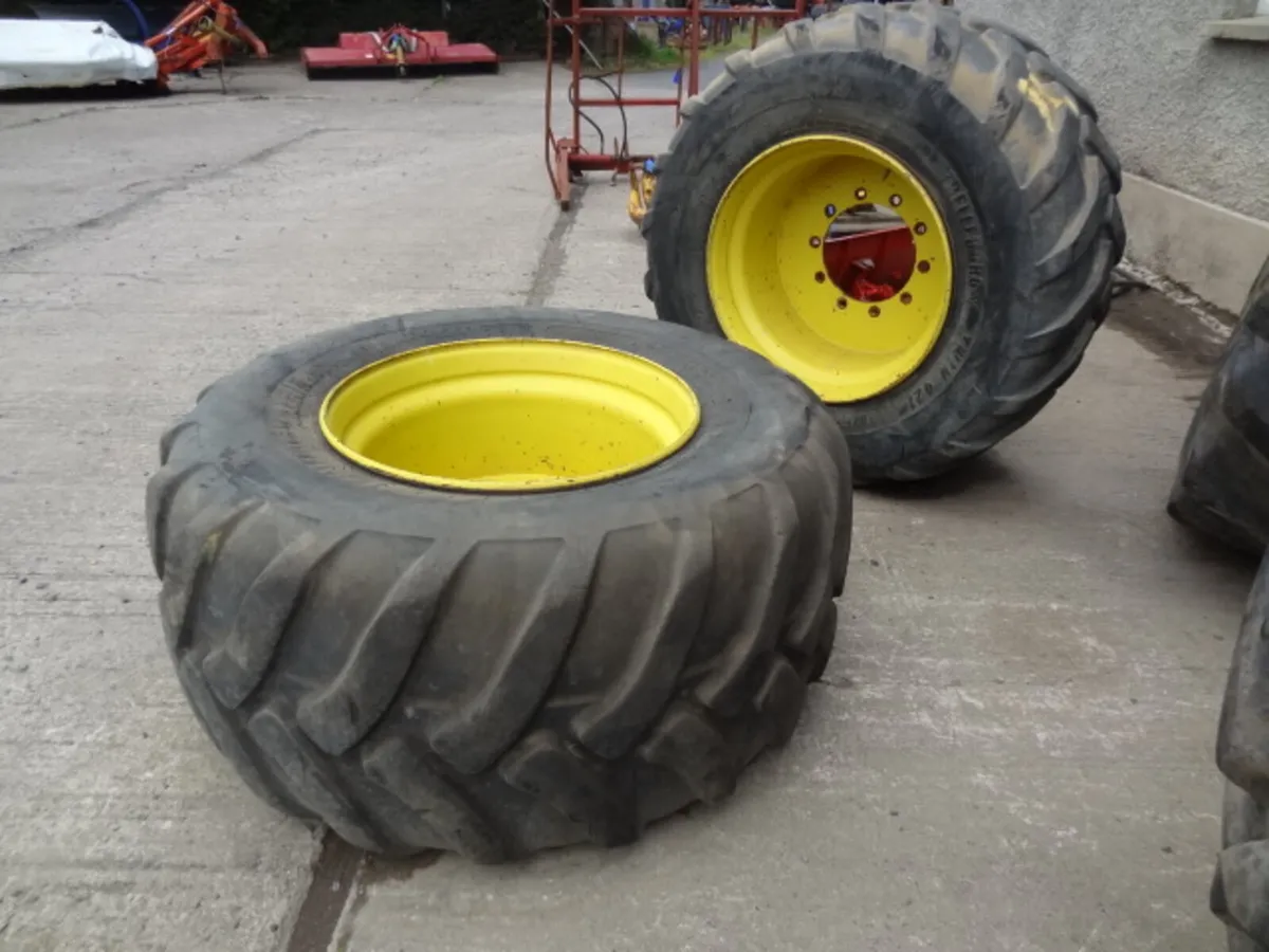 Front 10 Stud Trelleborg 600/55R26 Wheels - Image 1