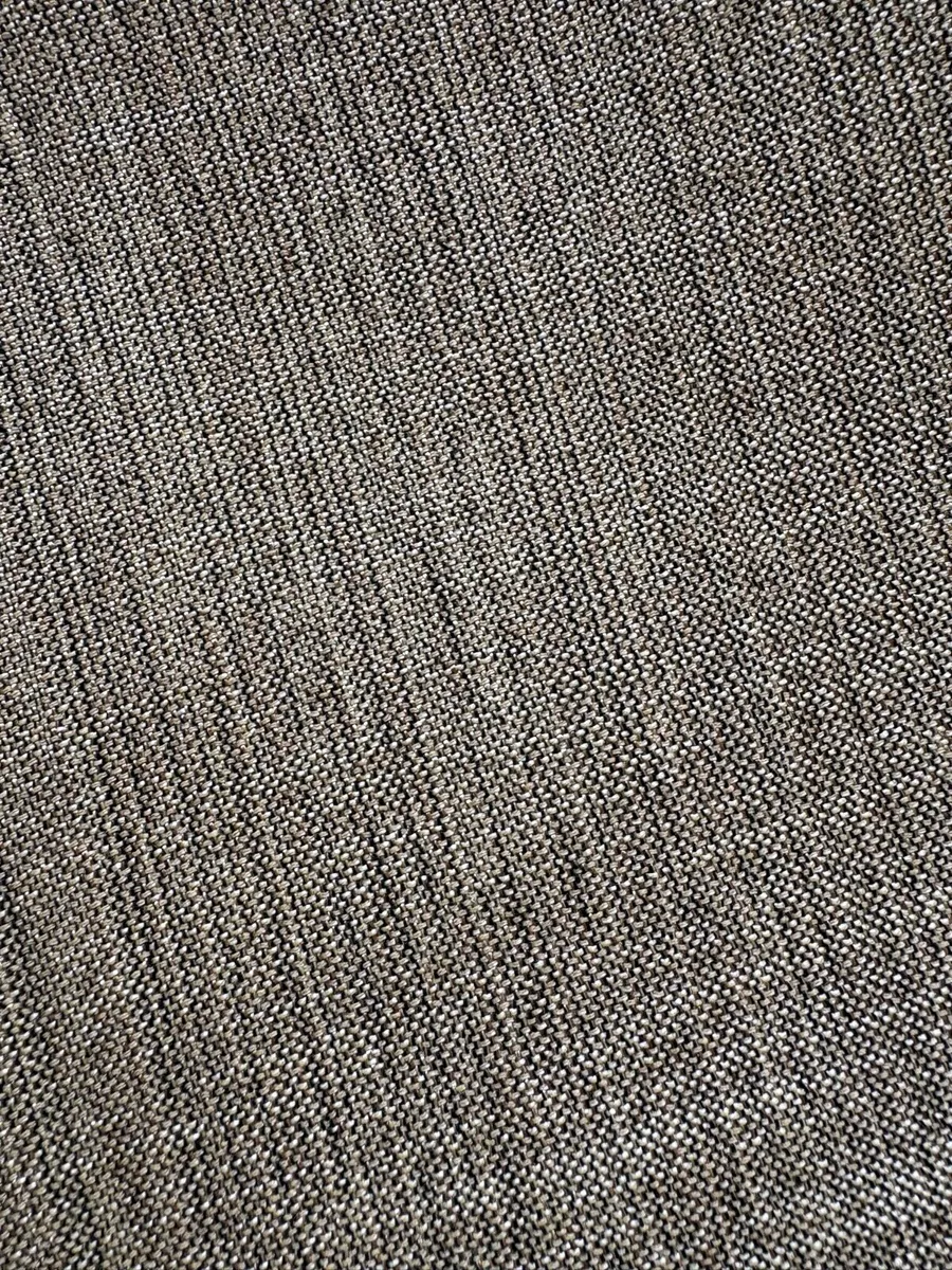 Pair of gold metallic thread curtains 66 x 72 - Image 2