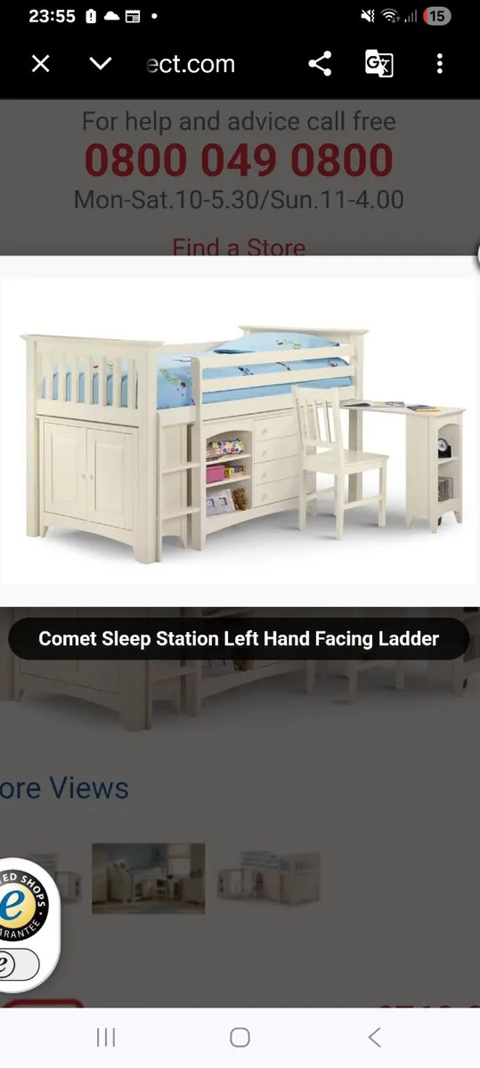 Loft/bunk/single bed - Image 1