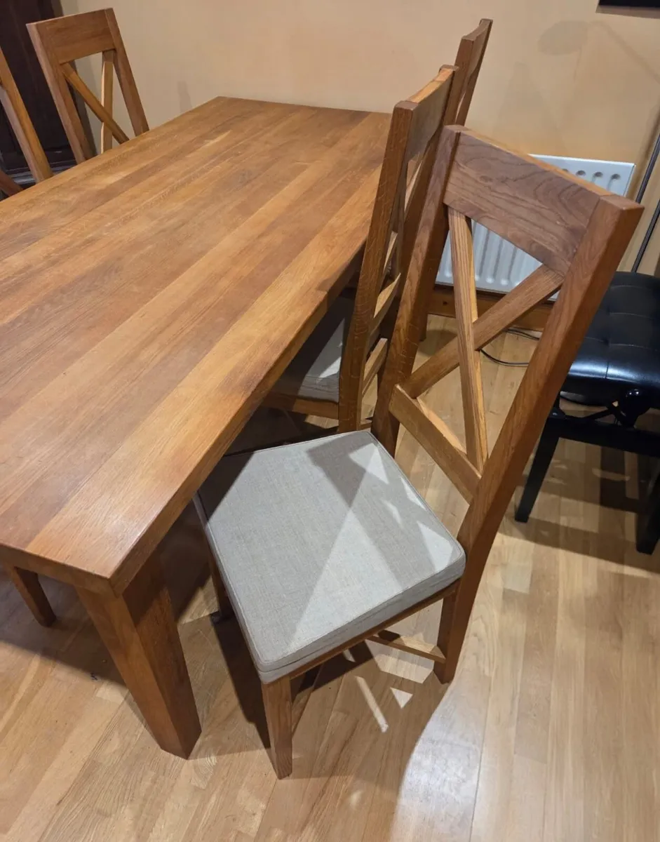Dining table and chairs - Image 4