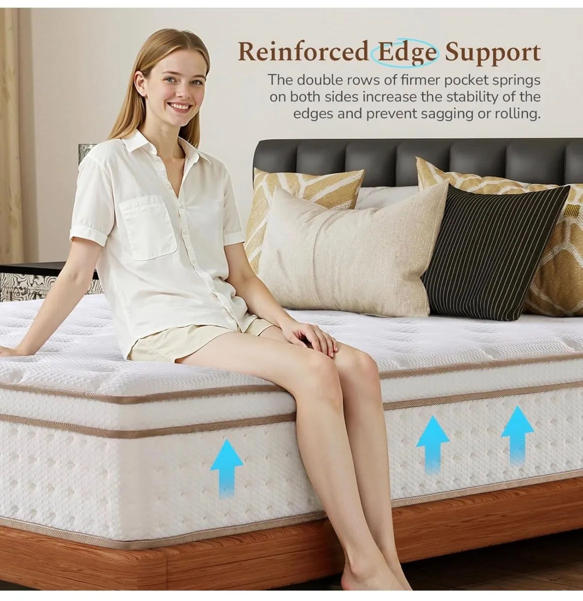 12 Inch 5ft King Mattress, King Size Mattresses Me - Image 3