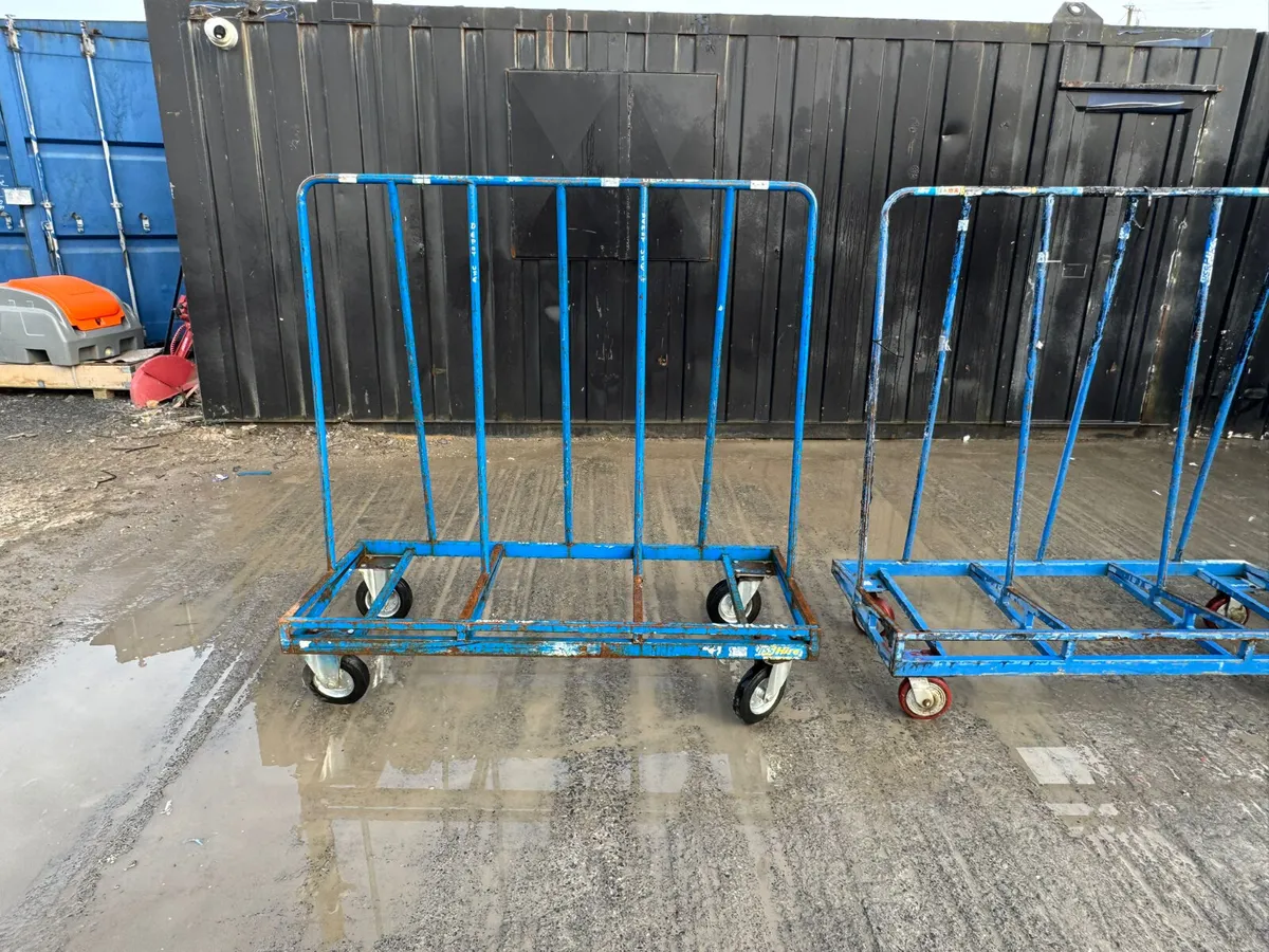 Plasterboard Trolley Single-Sided Panel Rack - Image 2
