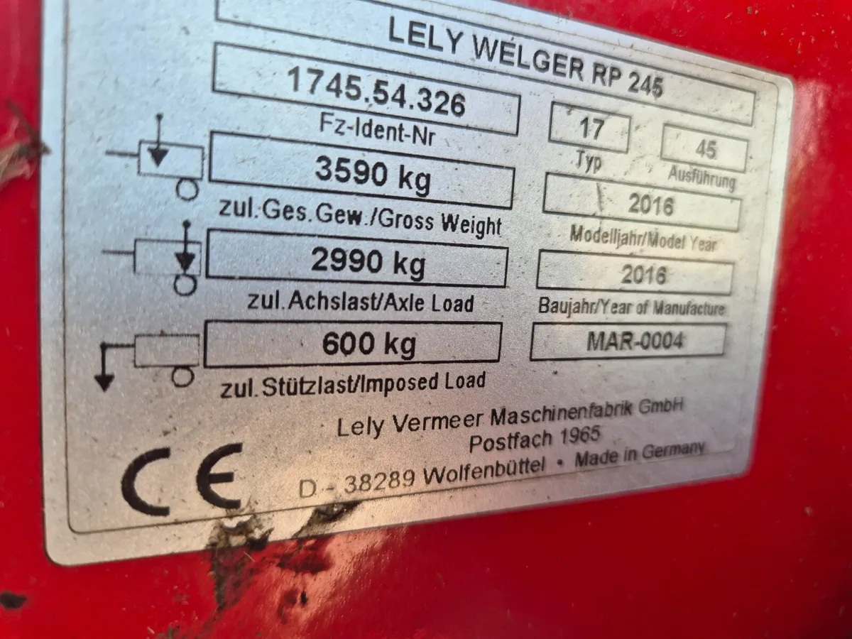 Welger Rp245 baler - Image 4